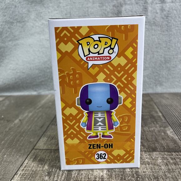 Anime Zen Oh Dragonball Ball Super Funko Pop 362 Auto Sarah Wiedenheft - Picture 4 of 7